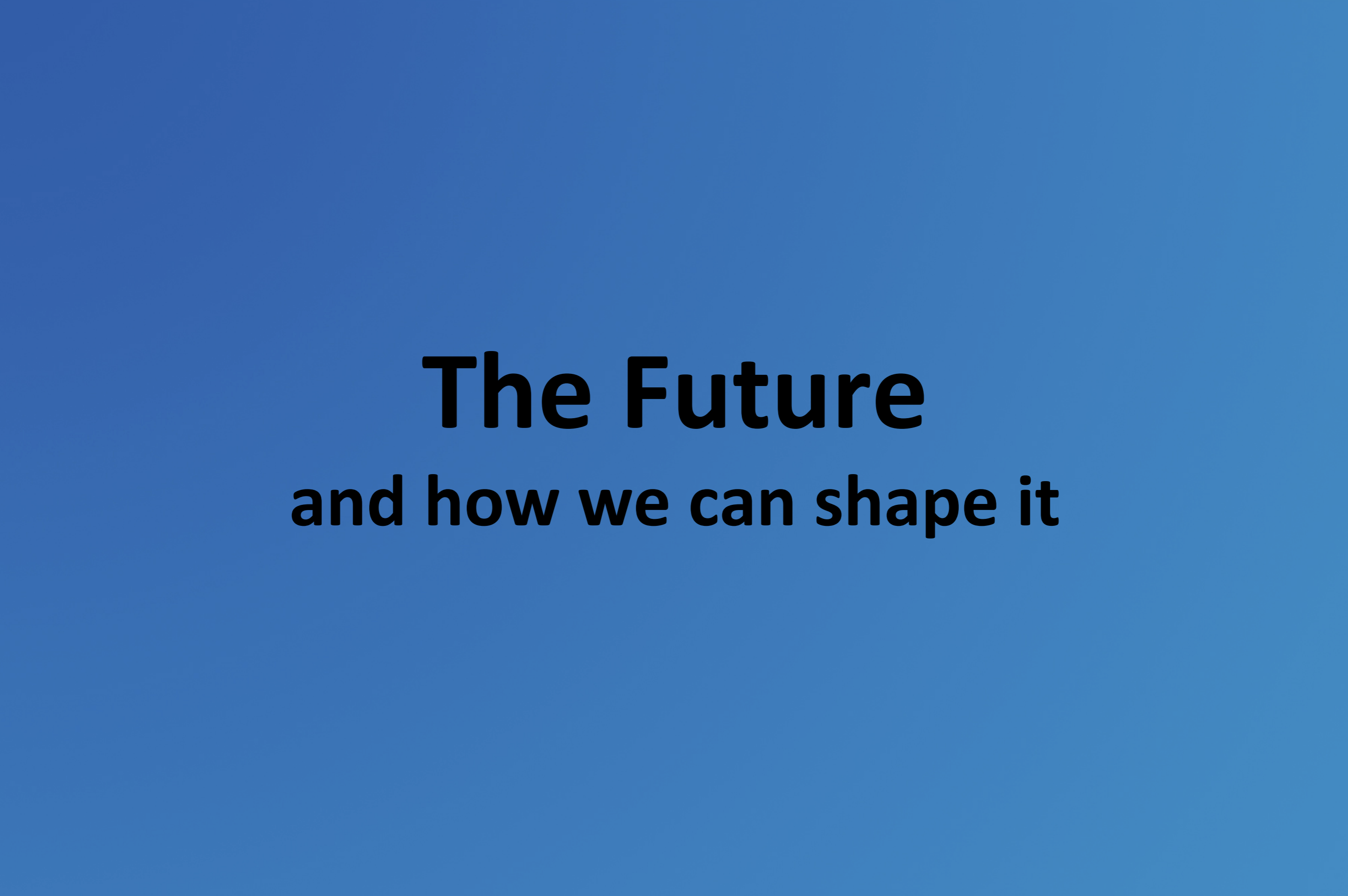 The Future cover slide